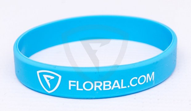 Florbal.com Blue silikónový náramok Florbal.com Blue silikonový náramek