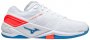 Mizuno WAVE STEALTH NEO WHITE-IGNITION RED-FRENCH BLUE