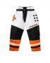 12244 Goalie pants Feather white-neon orange