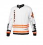 12410 Goalie sweater Feather white-neon orange