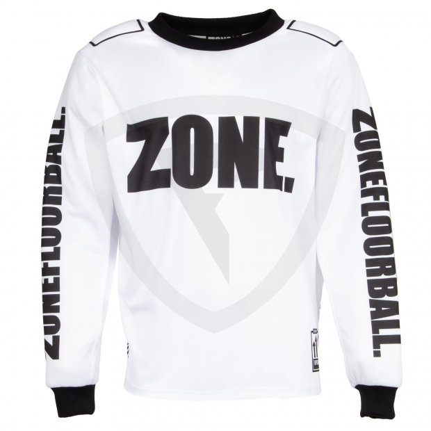 Zone UPGRADE SW Goalie Sweater SR. White-Black Zone_UPGRADE_SW_Goalie_Sweater_SR._White-Black