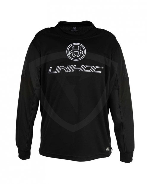 Unihoc Inferno All Black brankársky dres SWEATER-INFERNO-ALL-BLACK