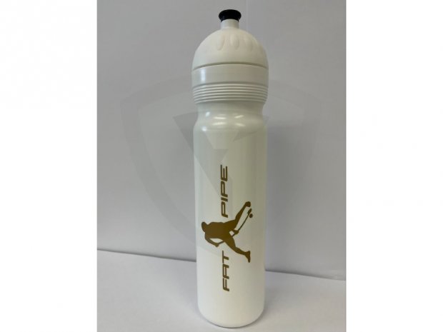 Fatpipe Water Bottle 1l bílá-zlatá