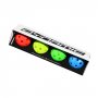 50987 Ball DYNAMIC neon yellow_red_blue_grass green 4-pack