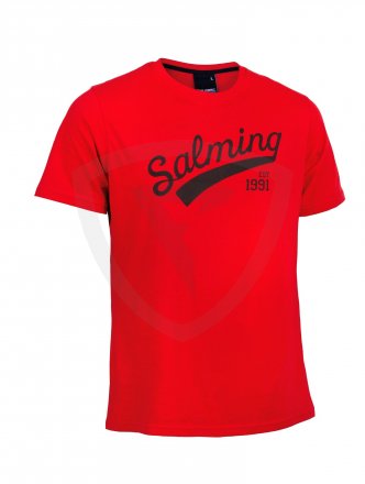 Salming Logo Tee Red