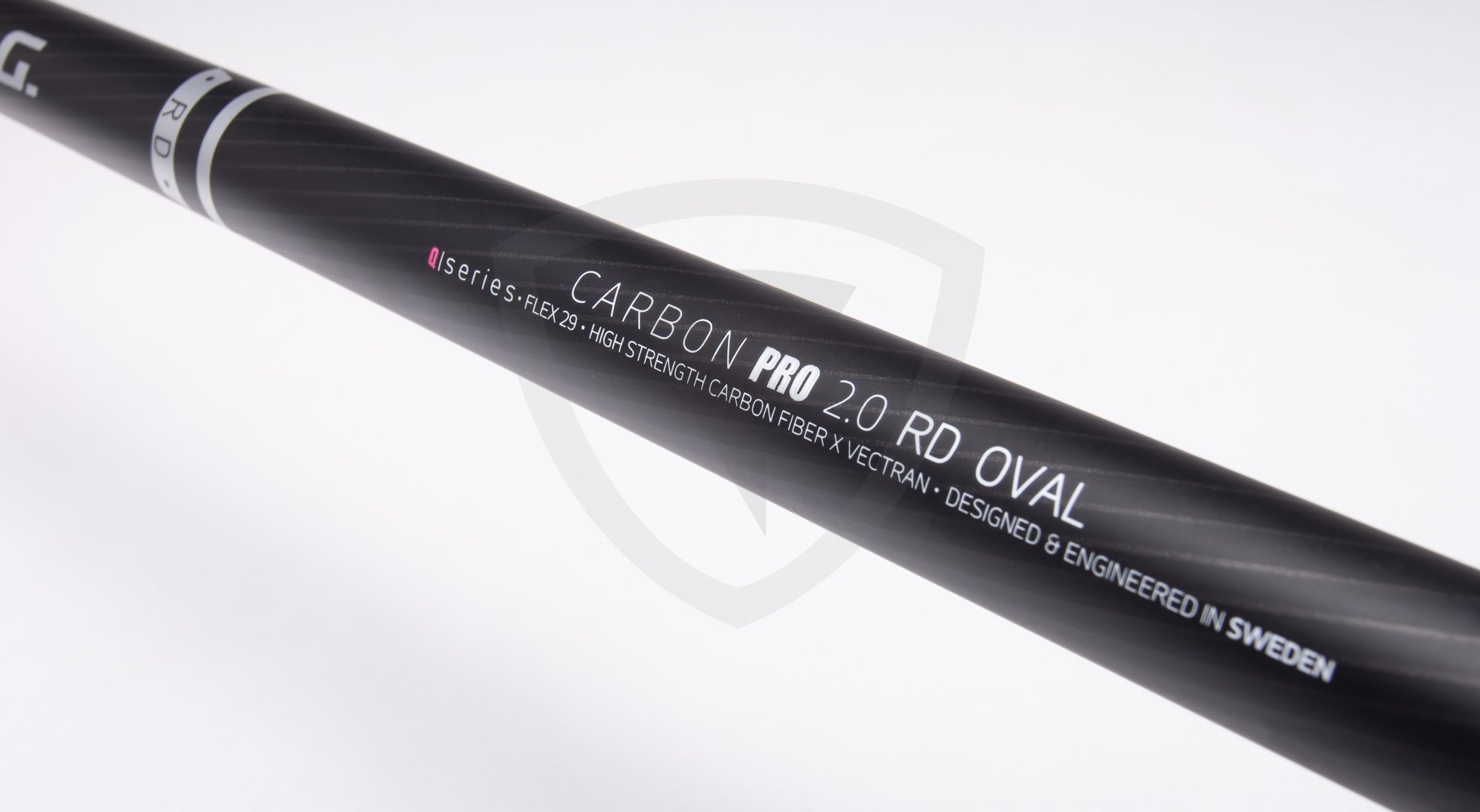 Salming Q-series Carbon Pro 2.0 RD Oval Trident F29 Black-Silver 7