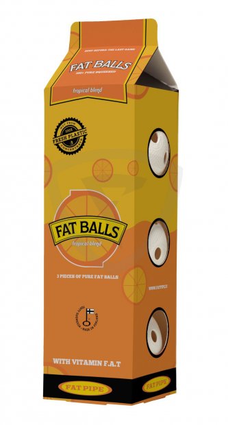 Fatpipe Fat Balls súprava 3 loptičiek fatballs_white