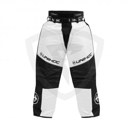 Unihoc Keeper Black-White Junior brankárske nohavice