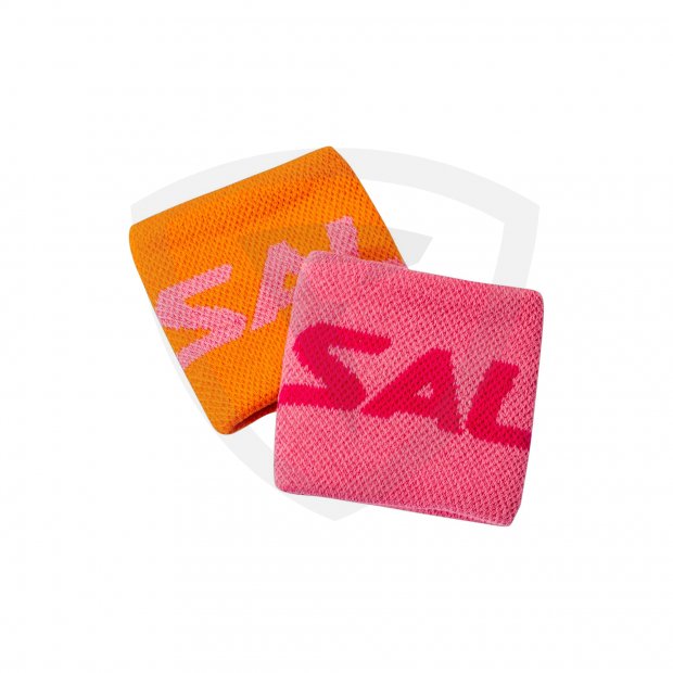 Salming Wristband Short 2-pack New Orange-Pink 1188879-0851-ONE_Short_2pack_Orange_Pink