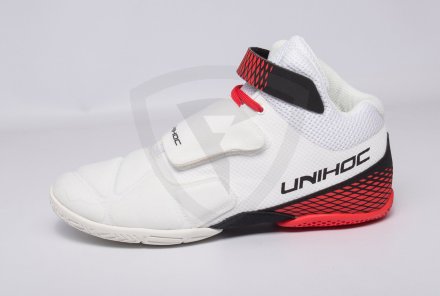 Unihoc U4 Goalie White-Red brankárska obuv