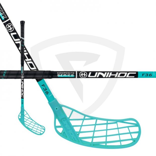 Unihoc Nino Youngster Composite 36 21/22 23471 NINO YOUNGSTER Composite 36 black_turquoisee