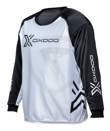 Oxdog Xguard Goalie Shirt Padded White-Black