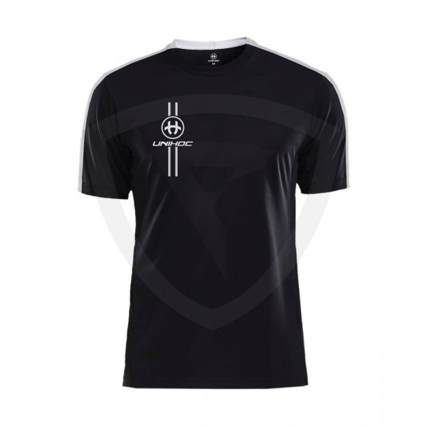 Unihoc Arrow T-shirt Black-White SR 15670 ARROW T-shirt black_white