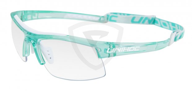 Unihoc Energy Kids Eyewear turquoise/white 24434 Eyewear ENERGY kids crystal turquoise_white
