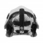 Unihoc Alpha 66 Silver-Black Goalie Mask