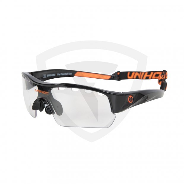 Unihoc Victory Junior Eyewear Black-Neon Orange Unihoc_Victory_Junior_Eyewear_Black-Neon_Orange